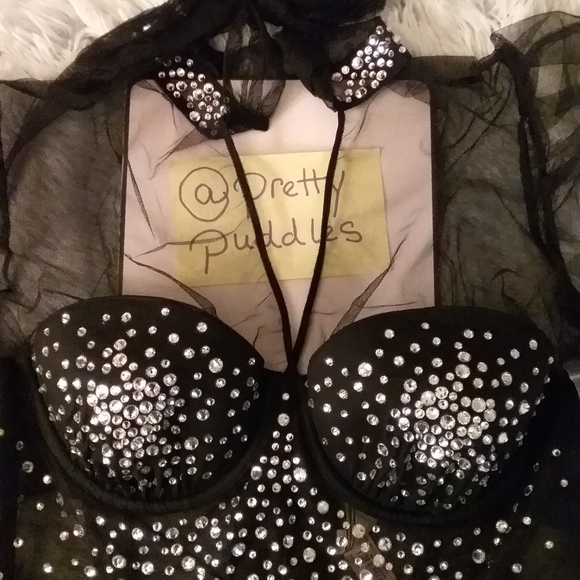 π VS Very Sexy π Embellished π Demi Bow Teddy π - Picture 6 of 16